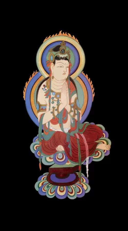 둔황 벽화 일러스트