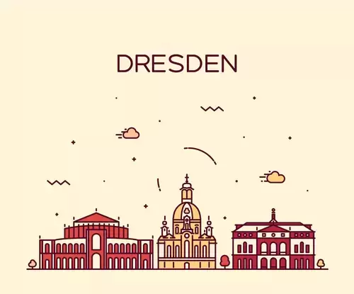 글로벌 도시 인상,드레스덴 일러스트