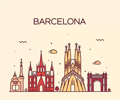 글로벌 도시 인상, 바르셀로나 일러스트