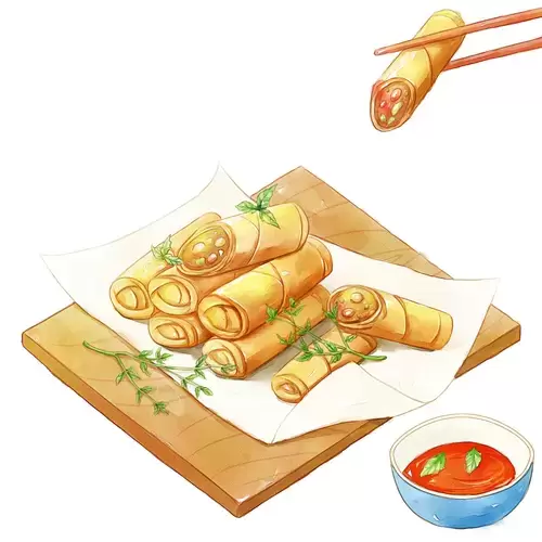 중국 음식 일러스트