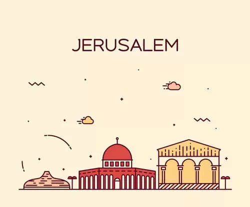 글로벌 도시 인상,예루살렘 일러스트