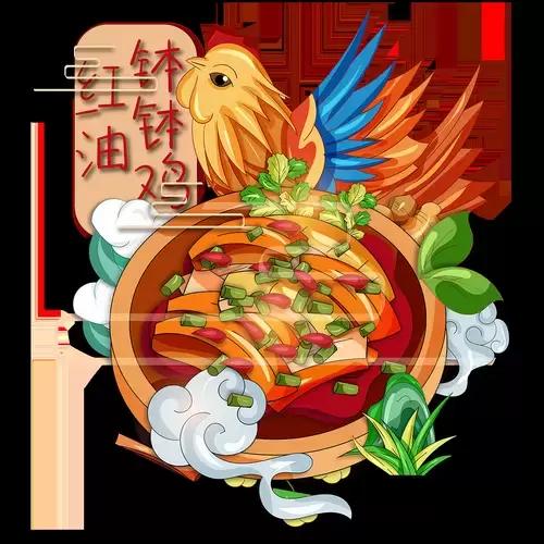 중국 음식 일러스트