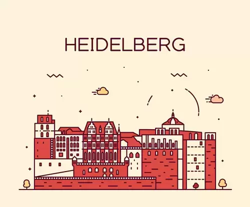 글로벌 도시 인상,하이델베르크 일러스트