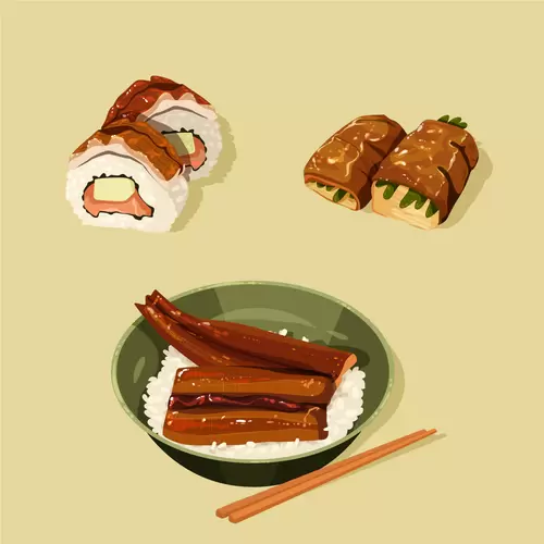 일본 음식 일러스트