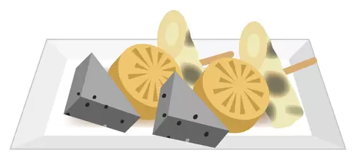관동 요리,일본 요리 일러스트